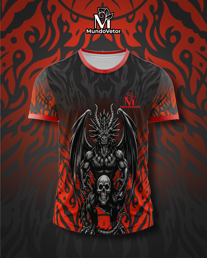 Arte Digital Camisa Interclasse Dragão Furioso 2025