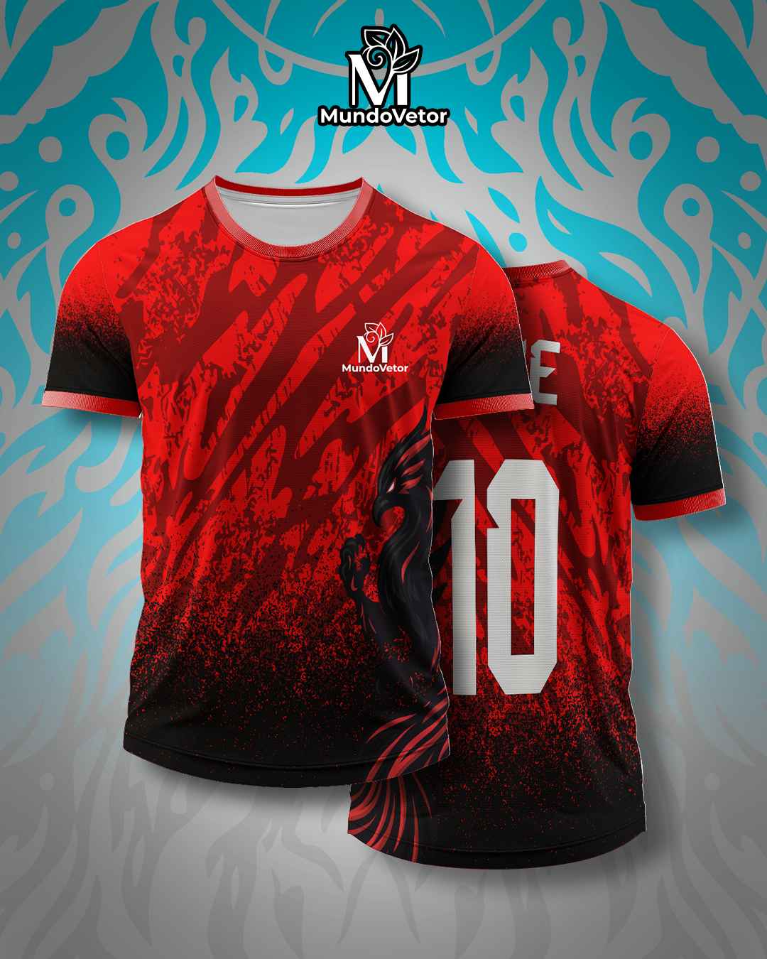 Arte Digital Camisa Interclasse Dark Fênix 2025