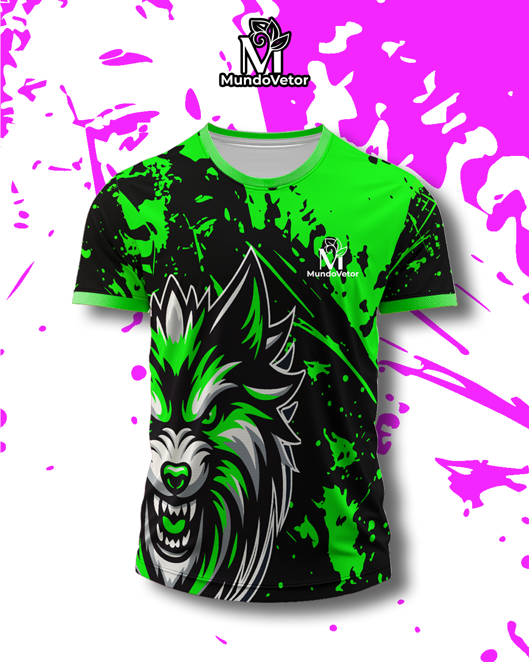 Arte Digital Camisa Interclasse Lobo Alfa 2025