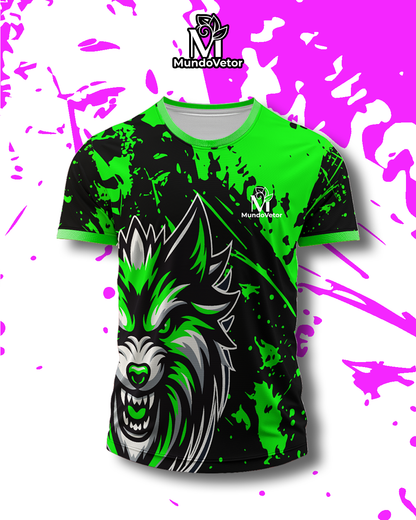 Arte Digital Camisa Interclasse Lobo Alfa 2025