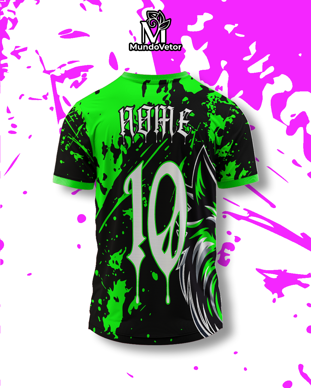 Arte Digital Camisa Interclasse Lobo Alfa 2025