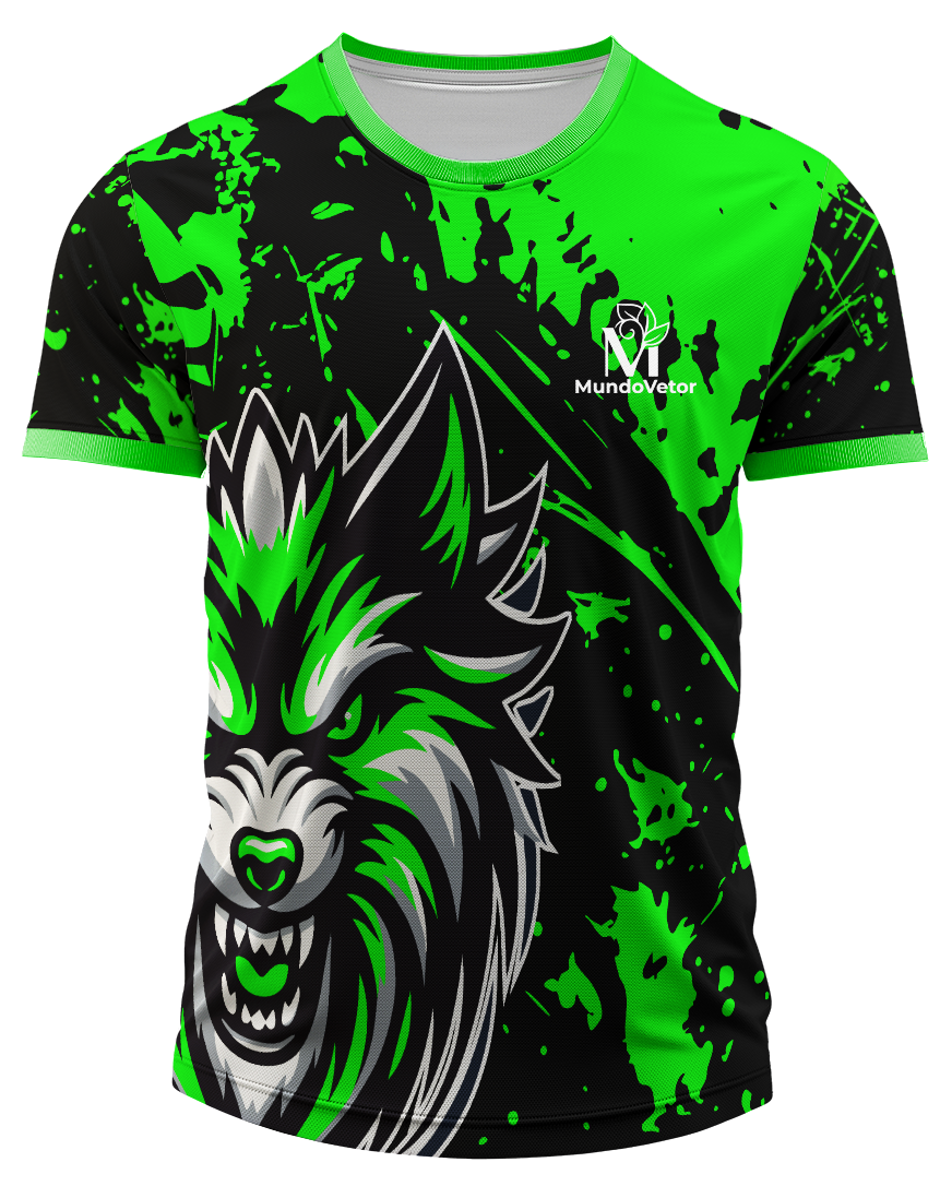Arte Digital Camisa Interclasse Lobo Alfa 2025