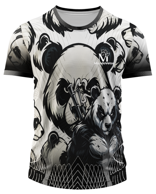 Arte Digital Camisa Interclasse Panda Samurai 2025