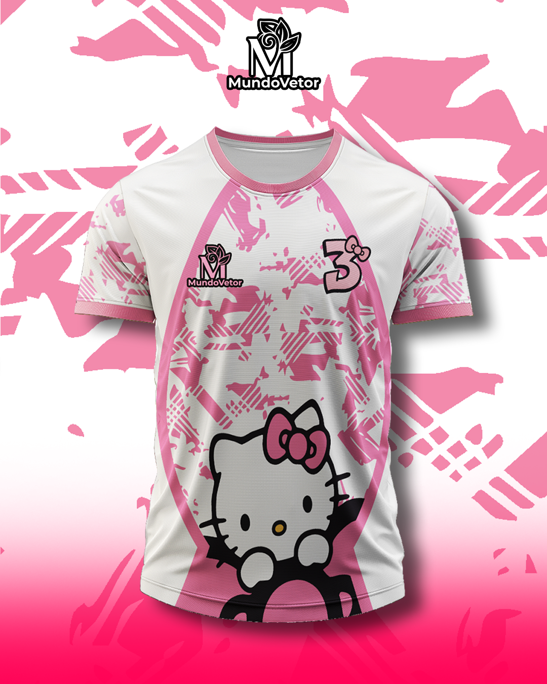 hello kitty estilizada para camisa personalizada 2025
