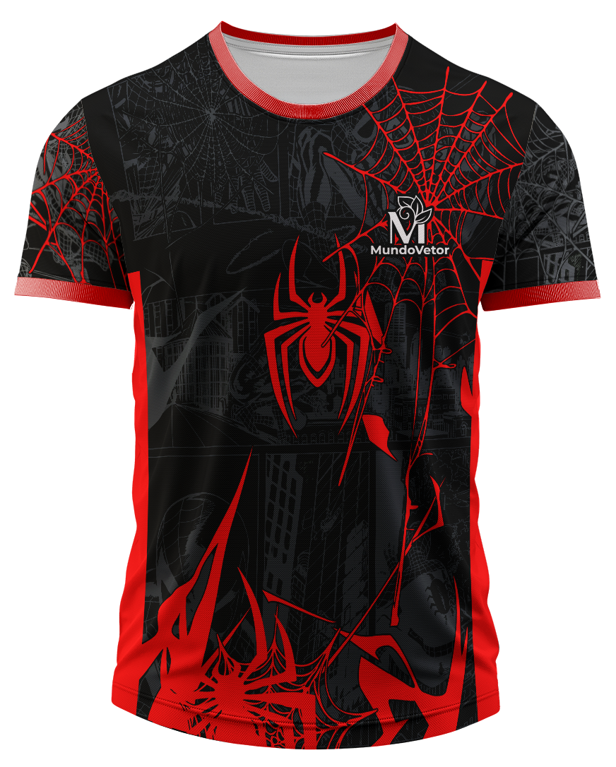 arte digital homem aranha para camisa interclasse 2025