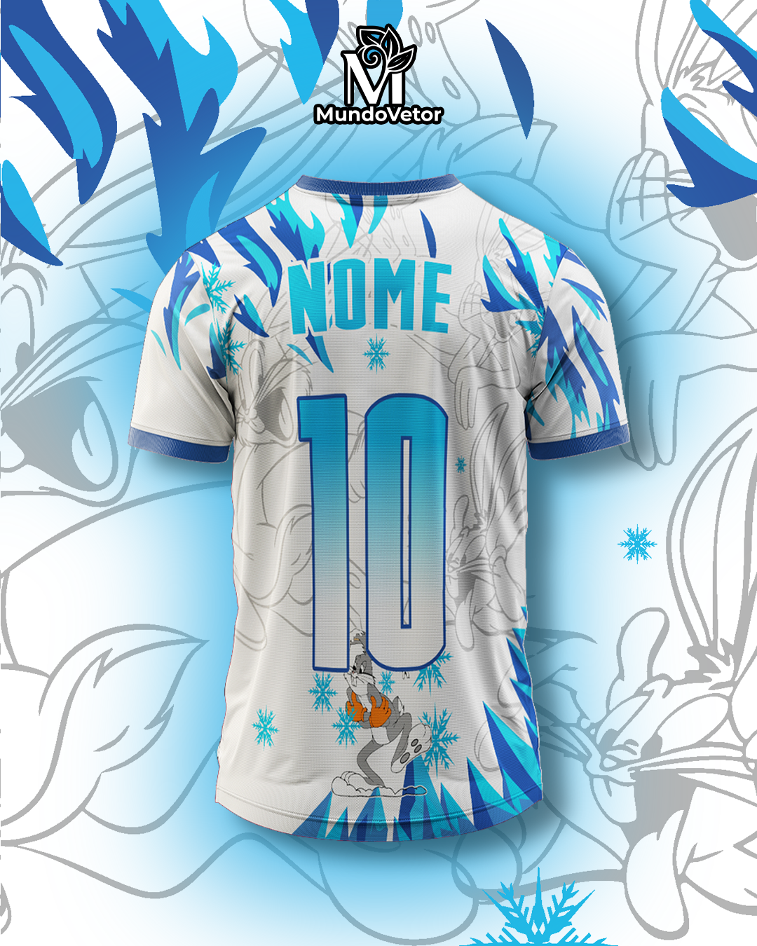 arte editável pernalonga interclasse arquivo cdr