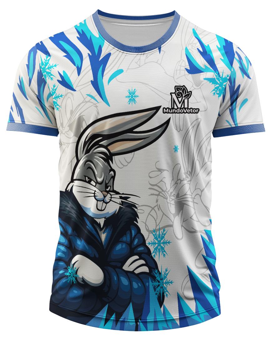 arte digital pernalonga para camisa interclasse 2025