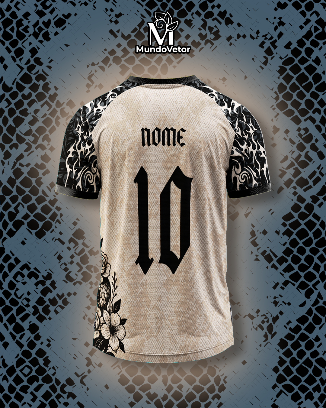 estampa digital cobra vetorizada interclasse