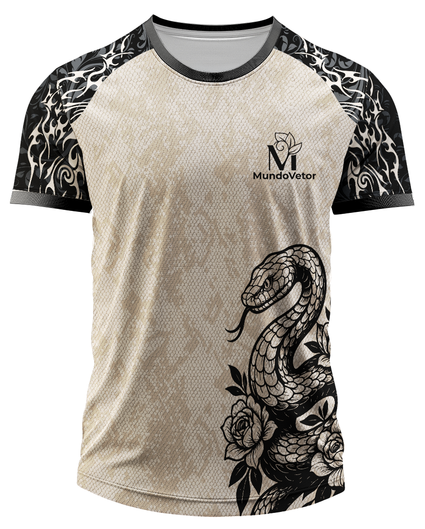 arte digital cobra para camisa interclasse 2025