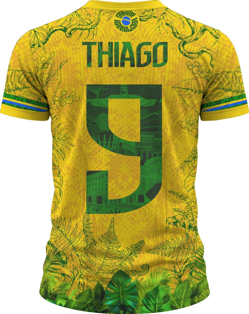 Arte Digital Camisa Seleção Brasileira Onça Copa 2026