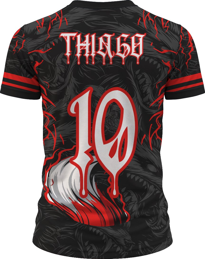 Arte Digital Camisa Interclasse Lobo Red