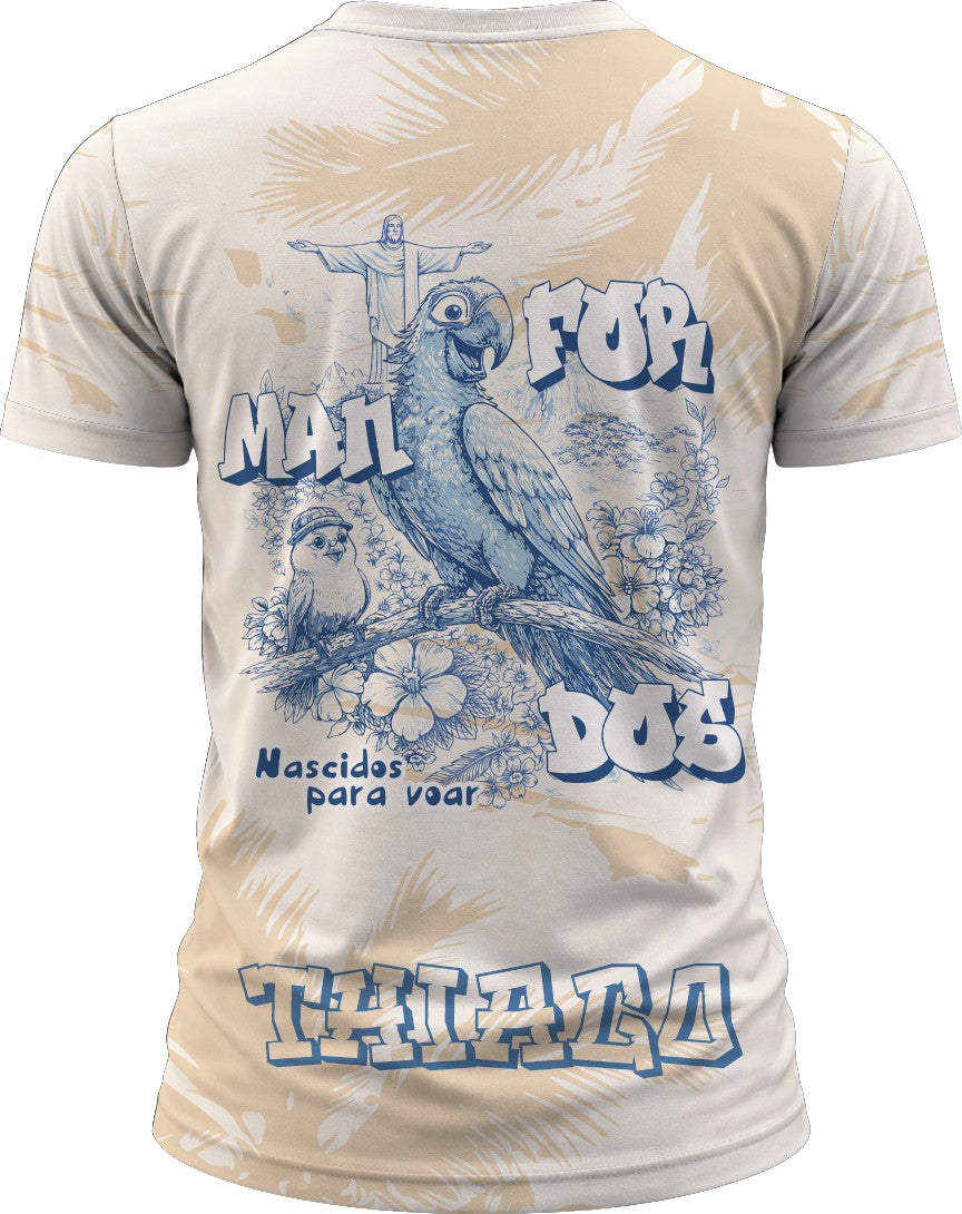 Arte Digital Camisa Interclasse Blue Arara Nono Ano 2026