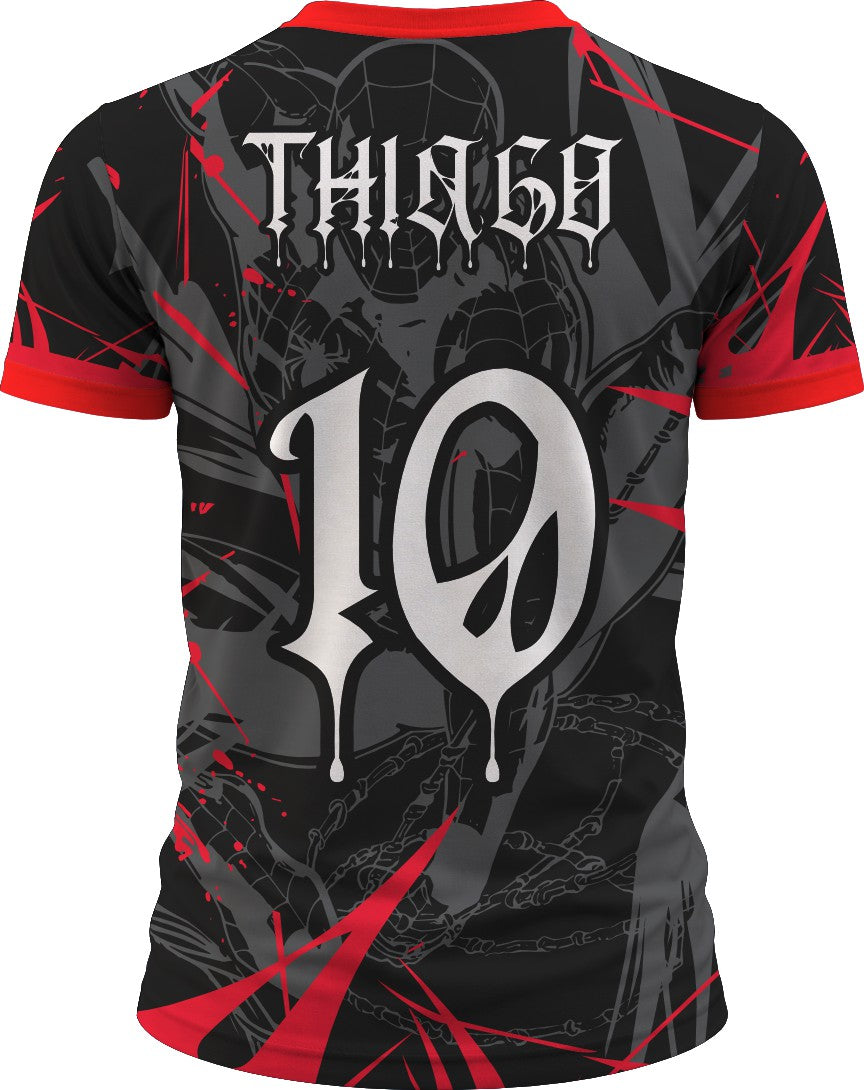 Arte Digital Camisa Interclasse Black Spider