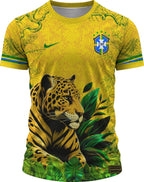 Arte Digital Camisa Seleção Brasileira Onça Copa 2026