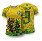 Arte Digital Camisa Seleção Brasileira Onça Copa 2026