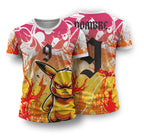 arte digital camisa estampa vetor pikachu pokemon