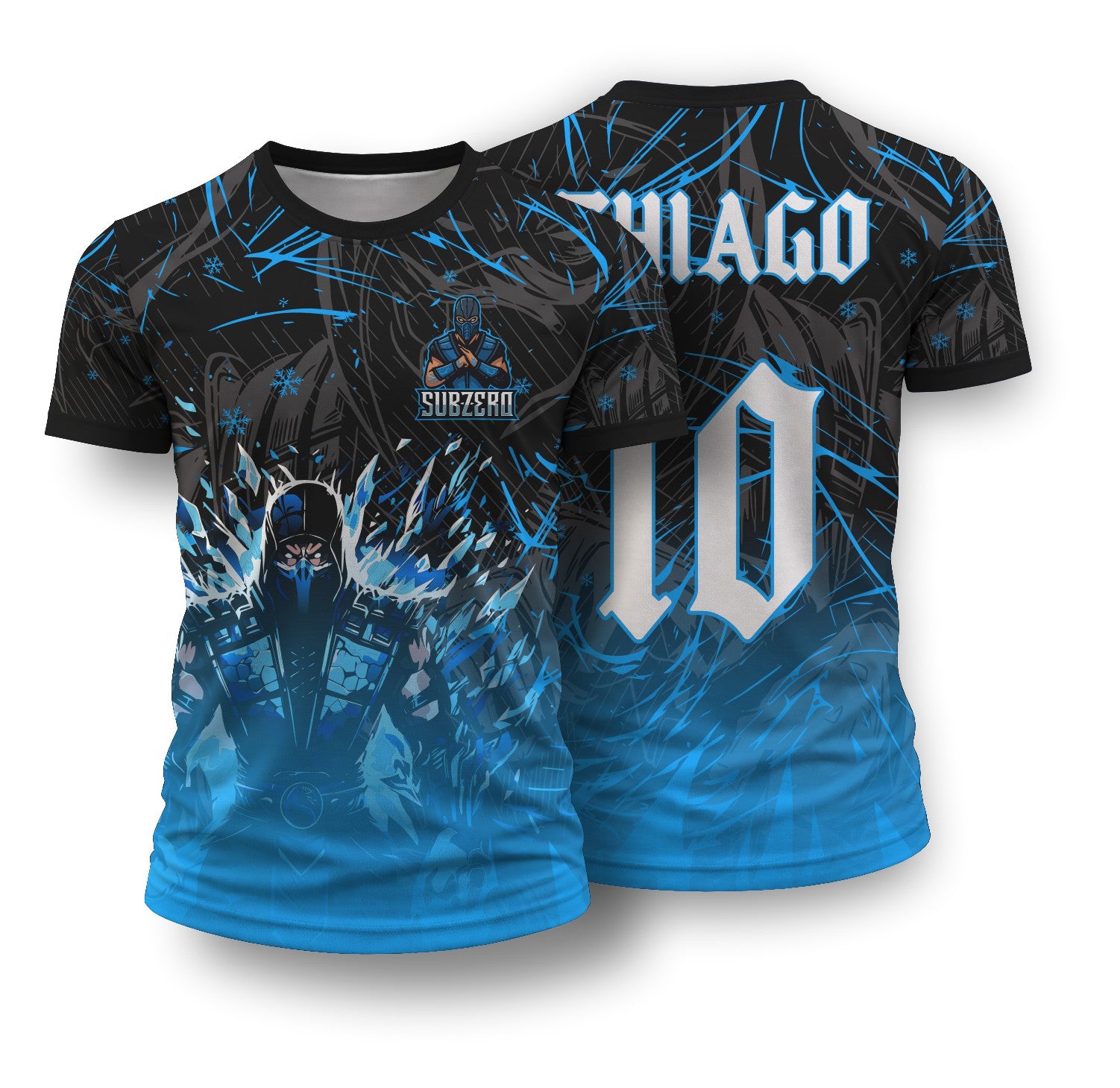Arte Digital Camisa Interclasse SubZero Mortal Kombat