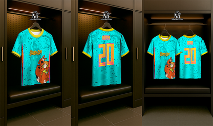 mockup de camiseta realista para artes digitais