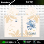 Arte Digital Camisa Interclasse Blue Arara Nono Ano 2026