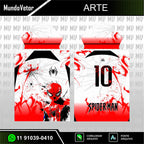 Arte Digital Camisa Interclasse Homem-Aranha 2