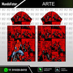 Arte Camisa Interclasse Homem Aranha