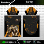 Arte Digital Tigre Dourado 2026 - Interclasse