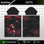 Arte Digital Camisa Interclasse SpiderMan - RED