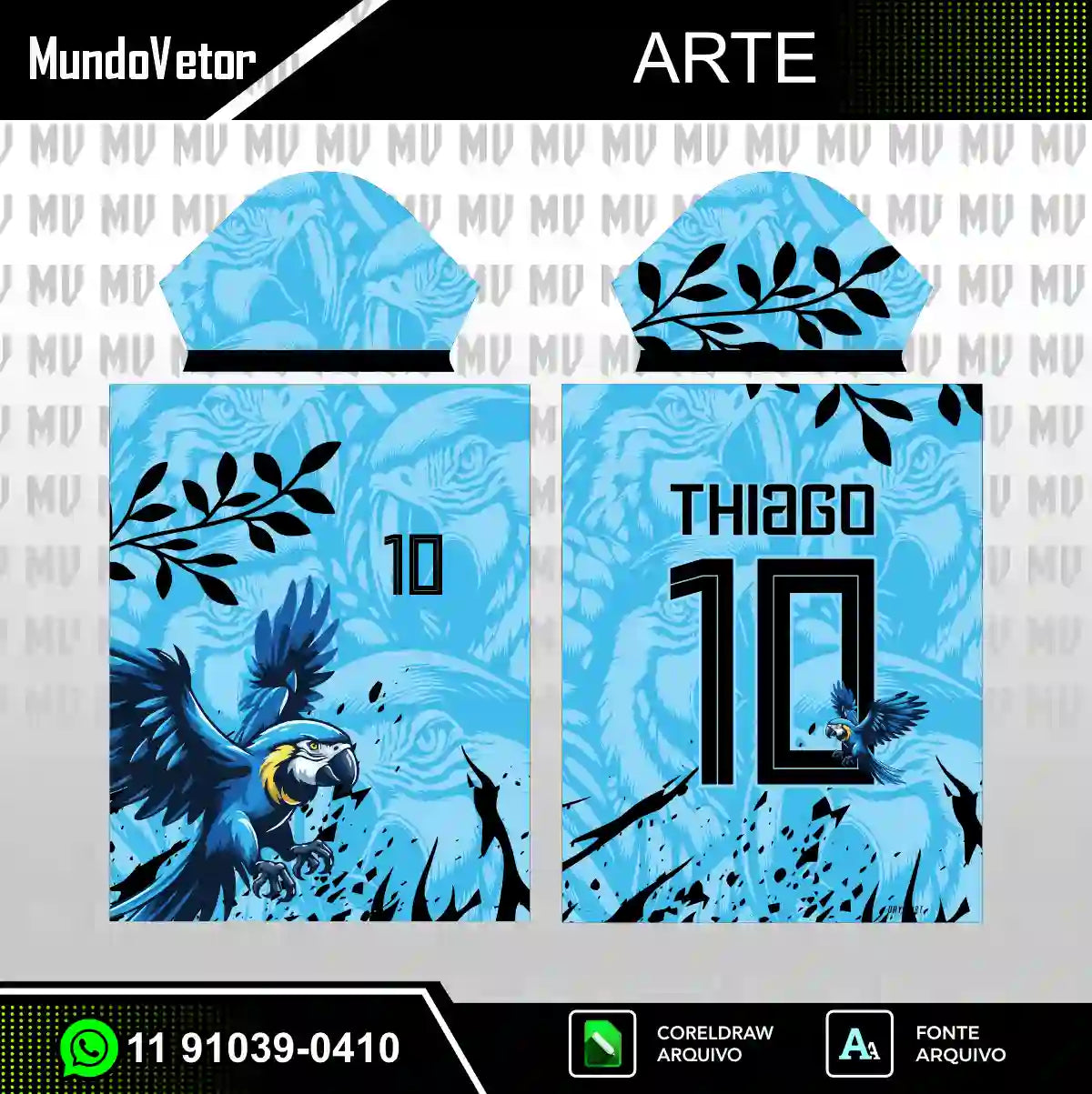 Arte Camisa Interclasse Arara 2027