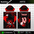 Arte Digital Camisa Interclasse Lobo Red