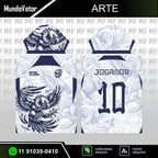 Arte Camisa Interclasse Fênix Azul