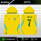 Arte Digital Camisa Seleção Brasileira Titular 2026.2027