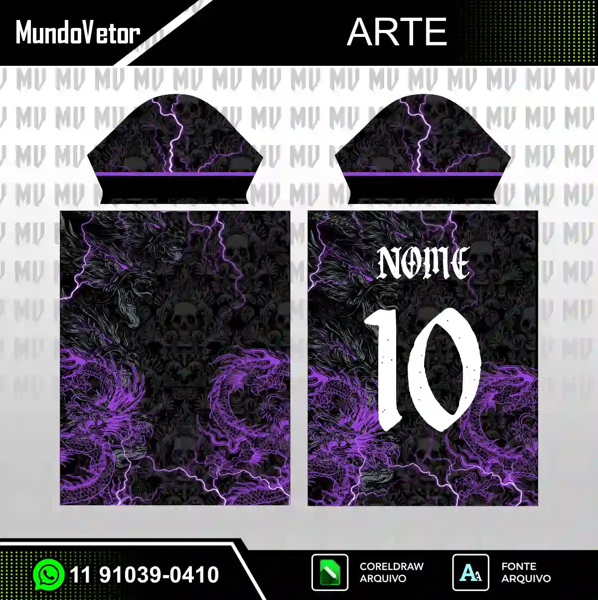 Arte Camisa Interclasse Dragão 3