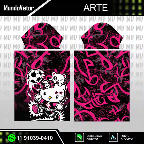 Arte Camisa Interclasse Hello Kitty