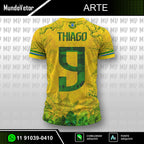 Arte Digital Camisa Seleção Brasileira Onça Copa 2026