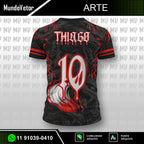 Arte Digital Camisa Interclasse Lobo Red