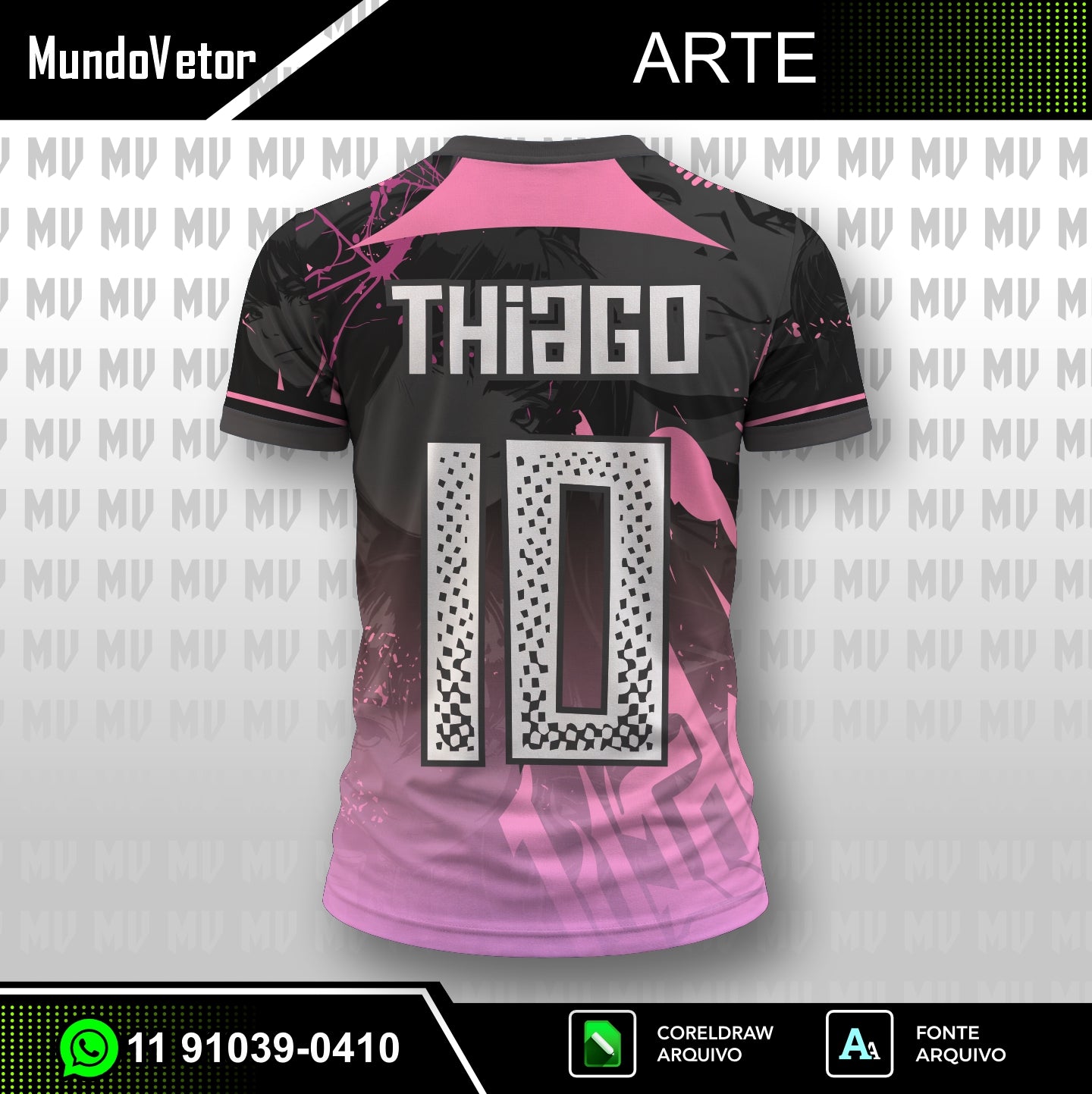 Arte Digital Camisa Interclasse Mulher-Aranha 2026