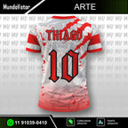 Arte Digital Camisa Interclasse Pantera Vermelha