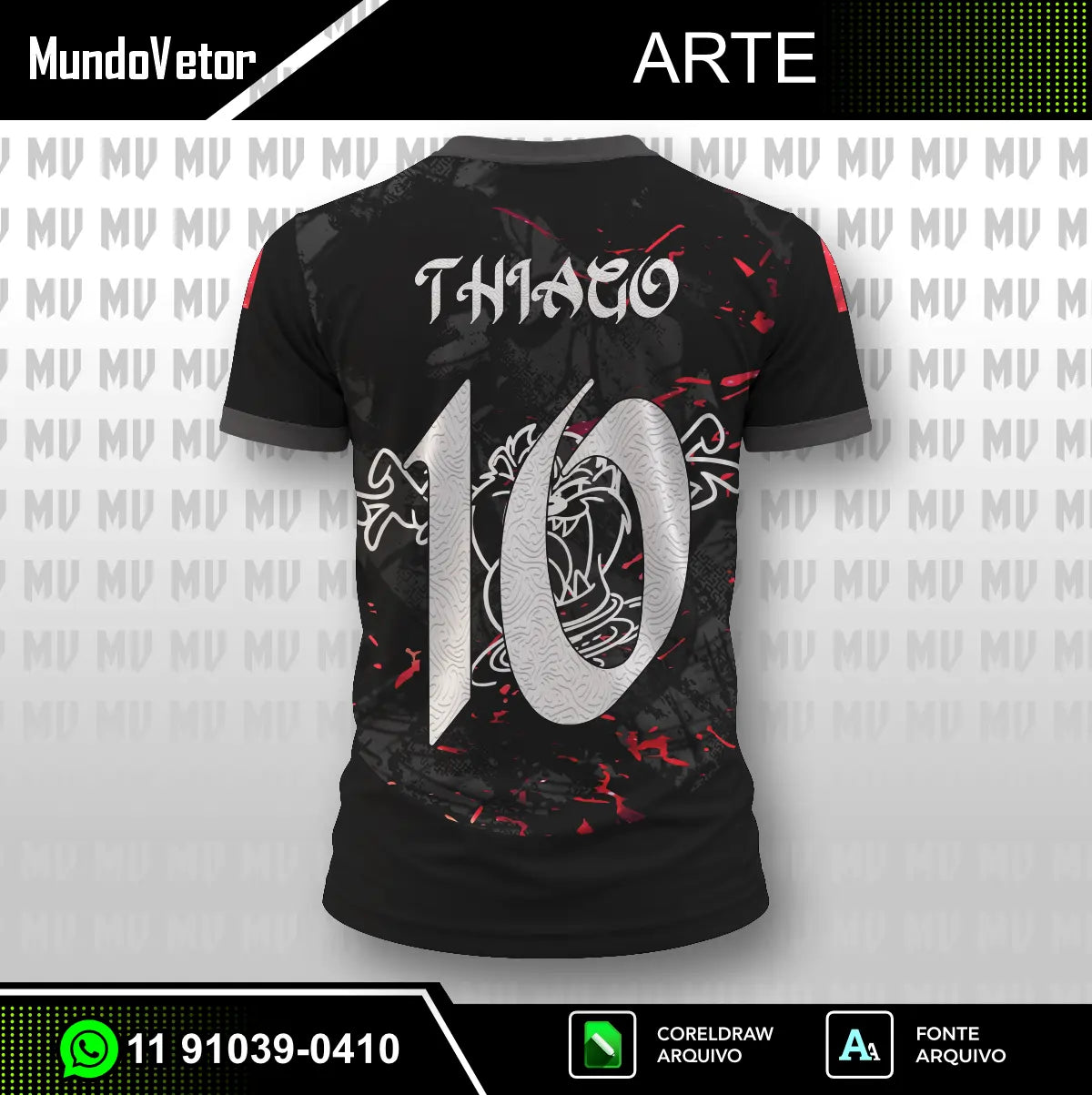 Arte Camisa Interclasse Taz Mania - Looney Tunes