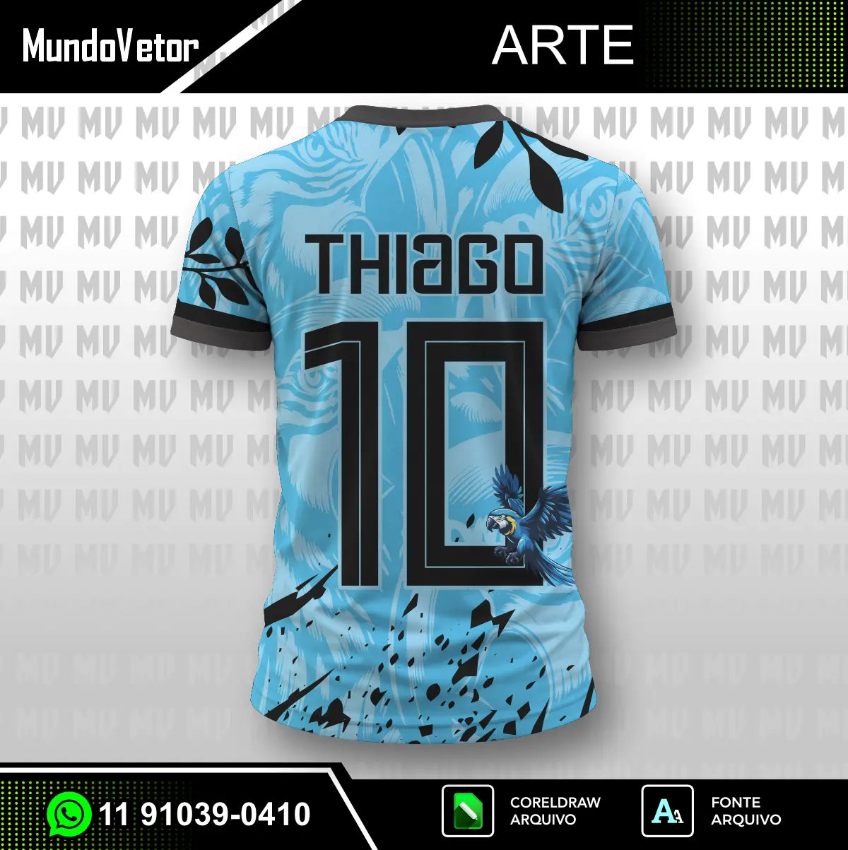 Arte Camisa Interclasse Arara 2027