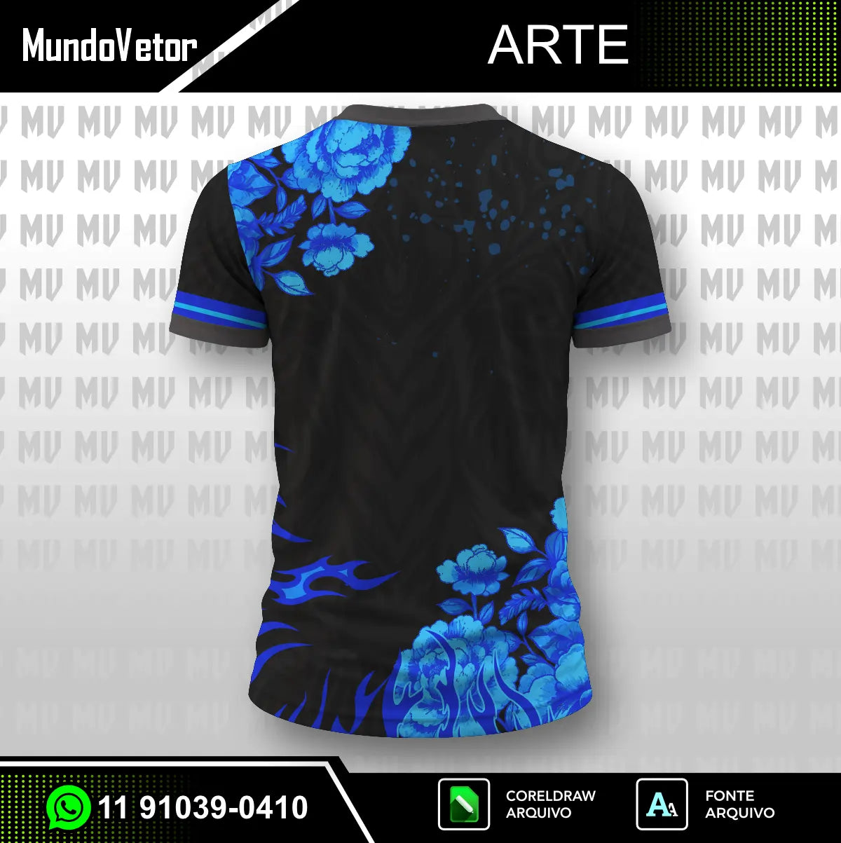 Arte Camisa Interclasse Arara Azul 2