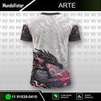Arte Digital Vetor camisa interclasse nono ano terceirão dragão fogo