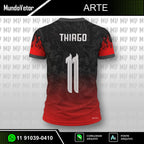 Arte Camisa Interclasse Dragão Vermelho