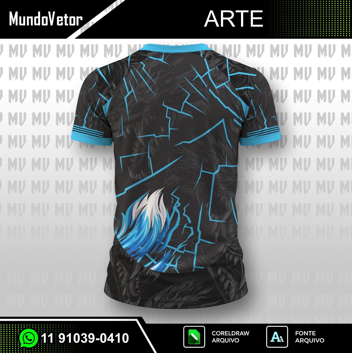 Arte Digital Lobo Celeste 2026 - Interclasse
