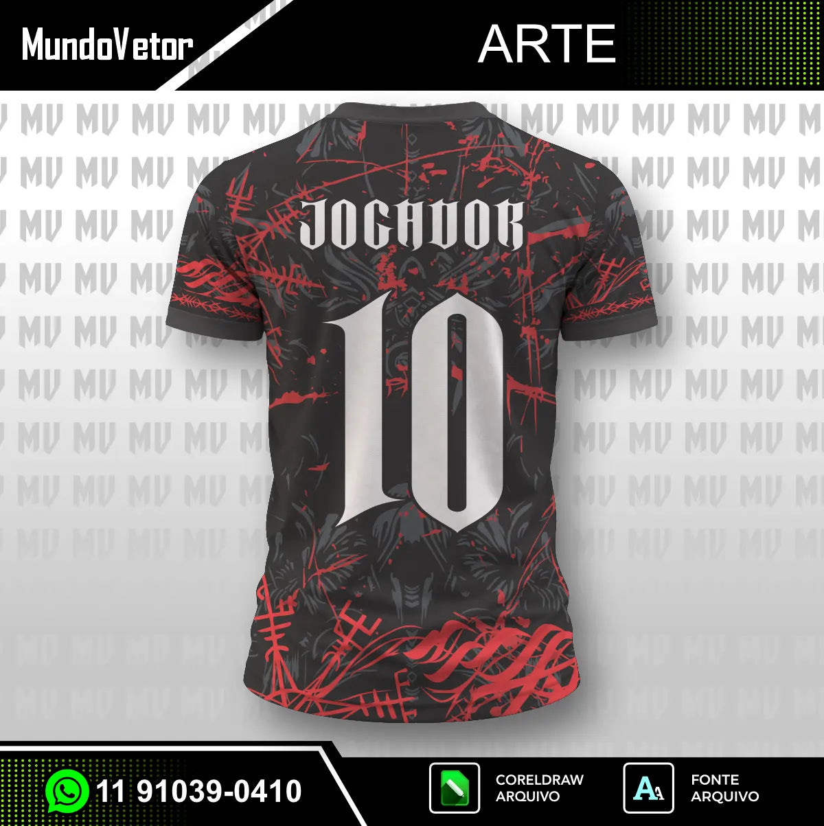 Arte Camisa Interclasse Mago Red