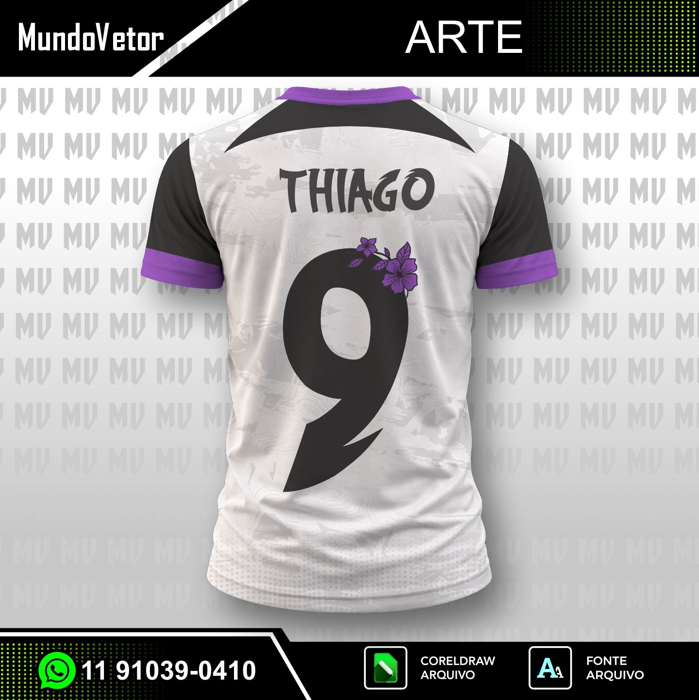 Arte Digital Camisa Interclasse Lobo Uivante