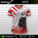 Arte Digital Camisa Interclasse Pantera Vermelha