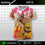 arte digital camisa estampa vetor pikachu pokemon