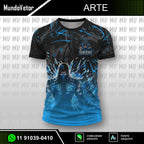 Arte Digital Camisa Interclasse SubZero Mortal Kombat