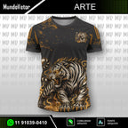 Arte Digital Tigre Dourado 2026 - Interclasse