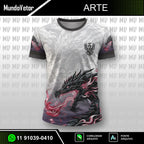 Arte Digital Vetor camisa interclasse nono ano terceirão dragão fogo
